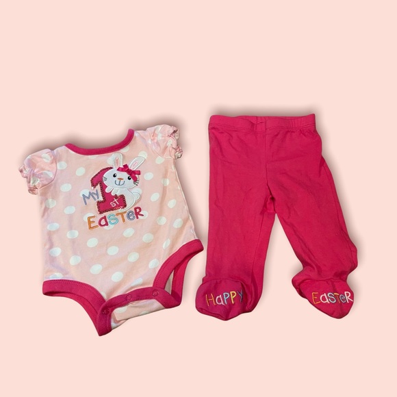 First Easter Onesie Set 0-3 Months - Picture 2 of 5
